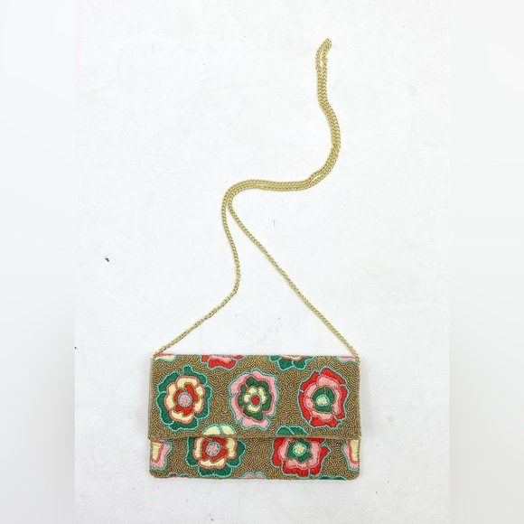 Lewa | Beaded Clutch Crossbody - Picture 1 of 8
